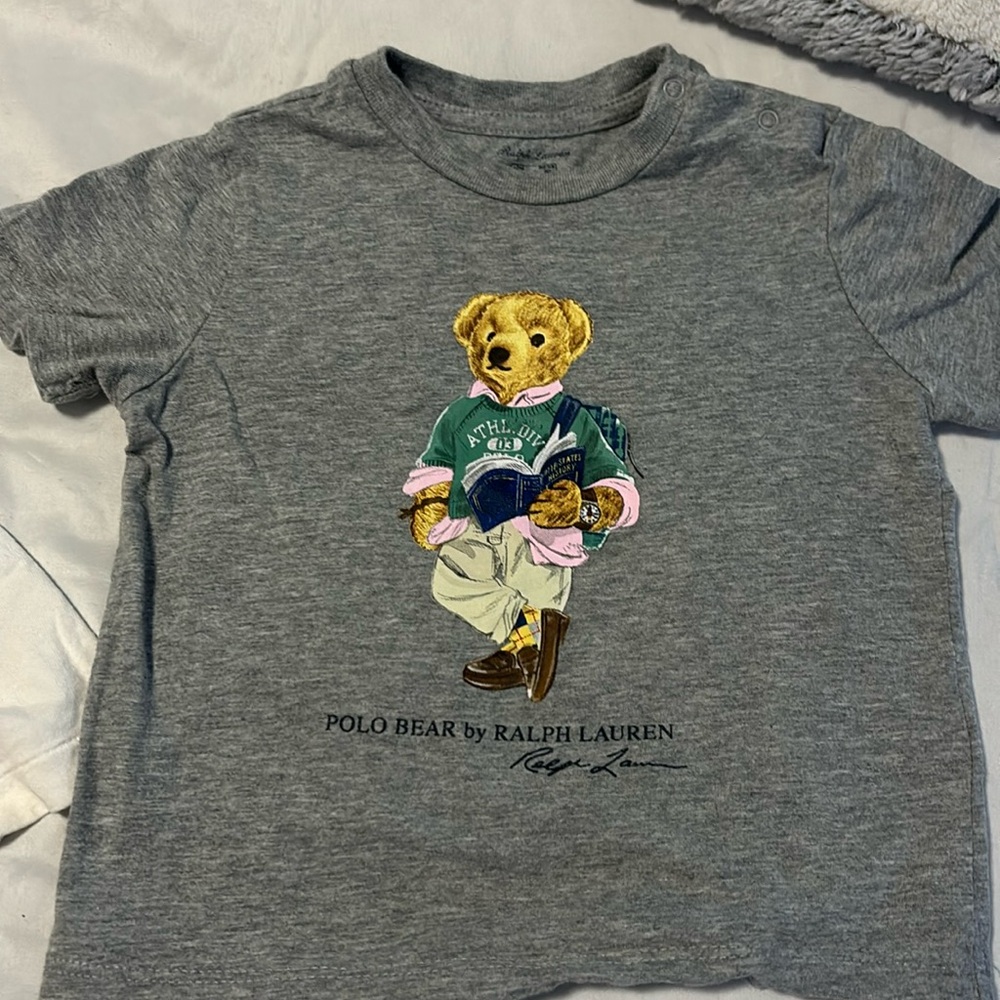 Polo bear shirt for baby
